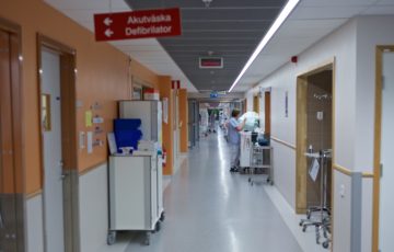 Gävle sjukhus Korridor vårdavdelning v