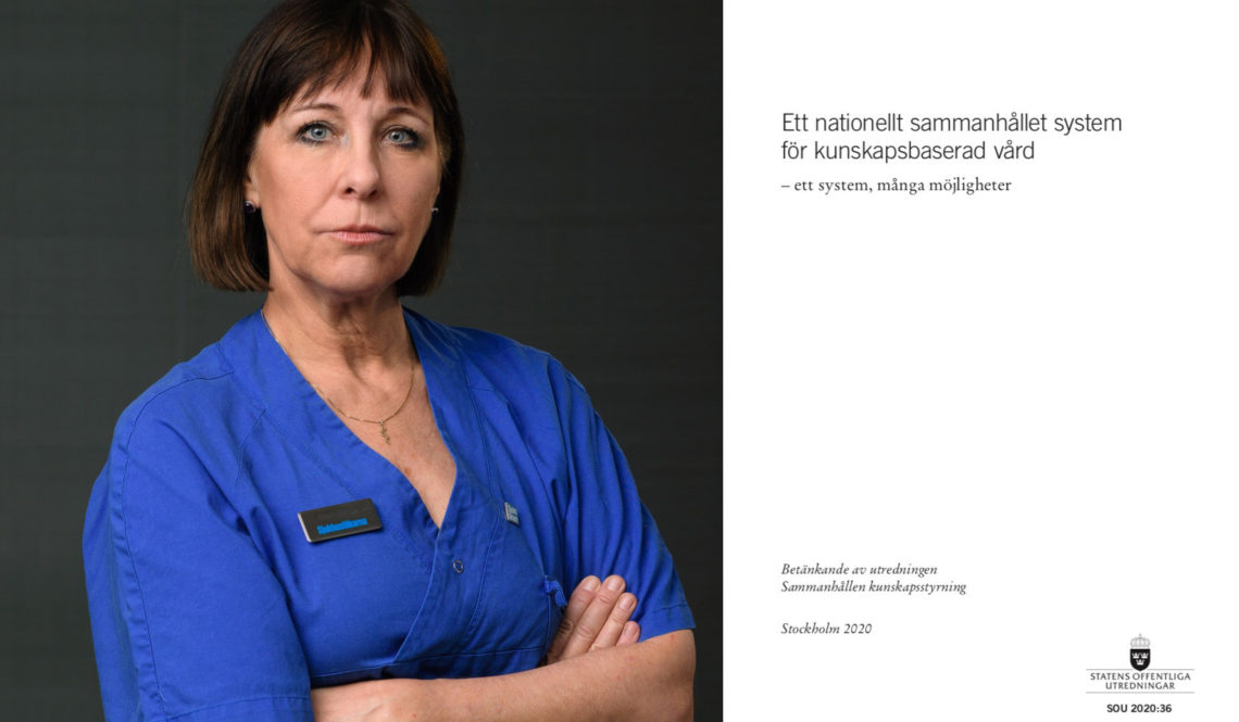 Karin Båtelson Sjukhusläkarnas ordförande kommenterar utredningen "Sammanhållen kunskapsstyrning"