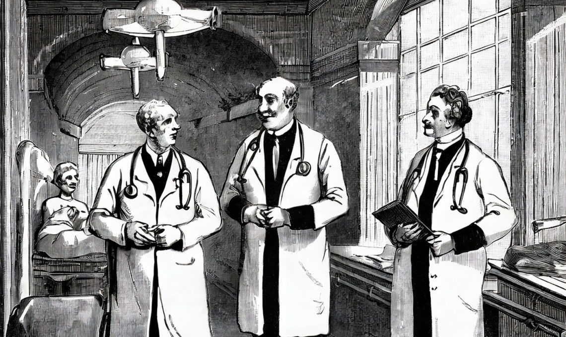 Sjukhusläkarna har en rik historia.